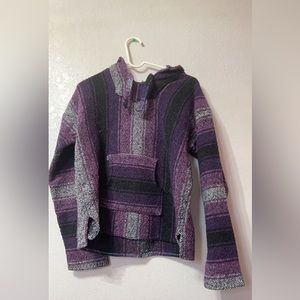 Purple drug rug hoodie